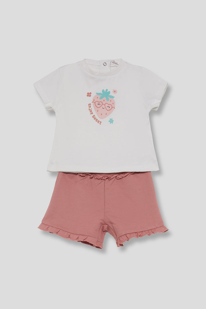 Conjunto niña fresa gafas