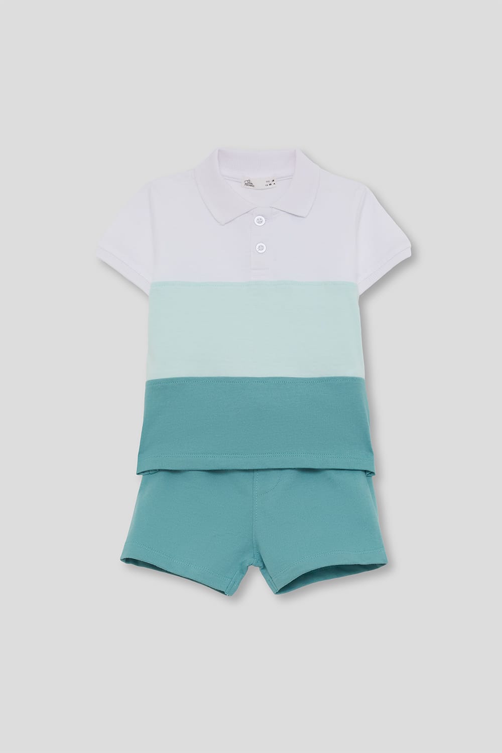 Conjunto niño Polo Tricolor