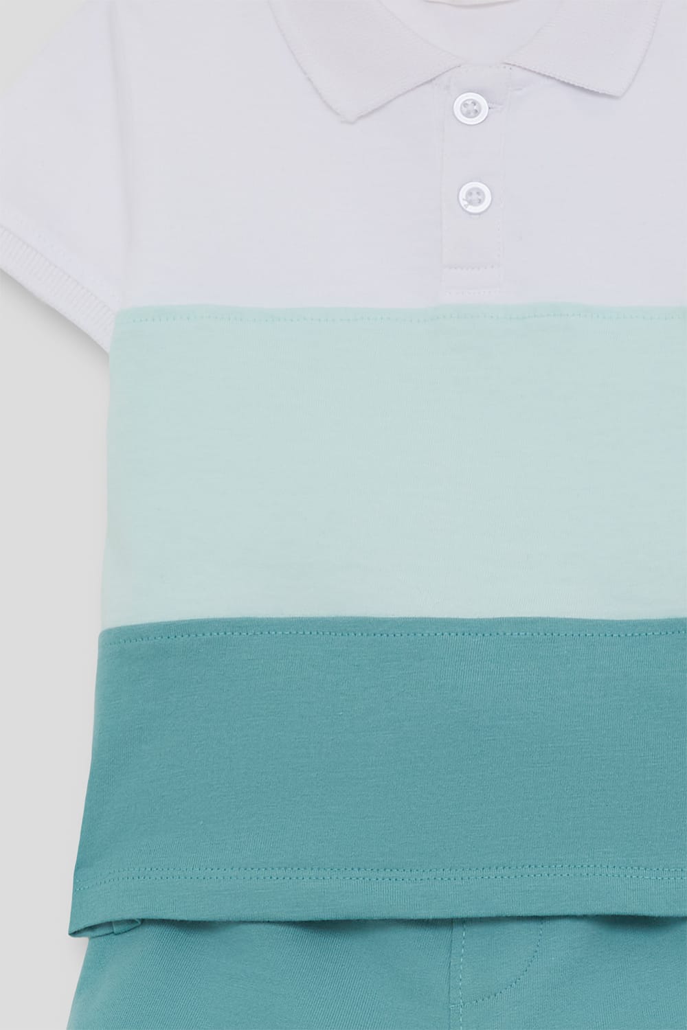 Conjunto niño Polo Tricolor