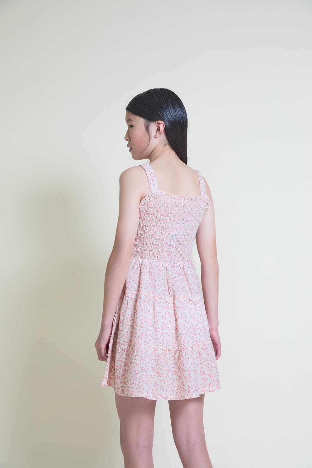 Vestido niña Floral Rosa