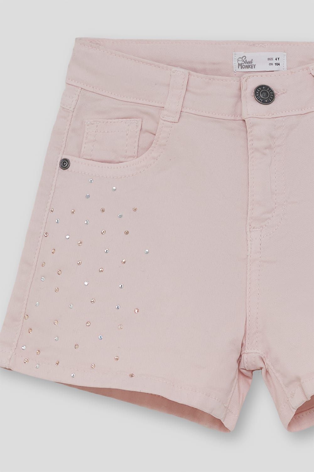 Short niña rosa Tachuelas