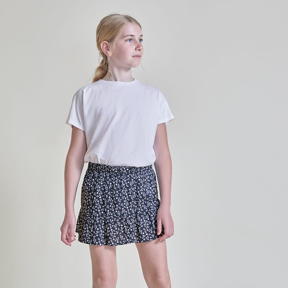 Falda niña marino Floral