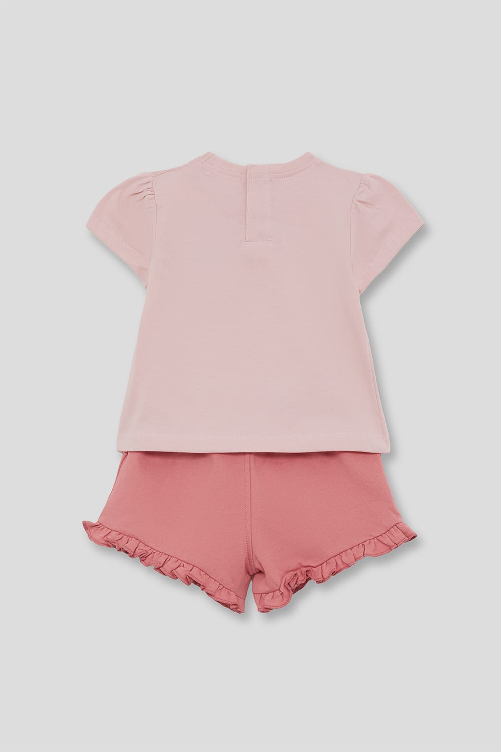 Conjunto niña rosa fresita