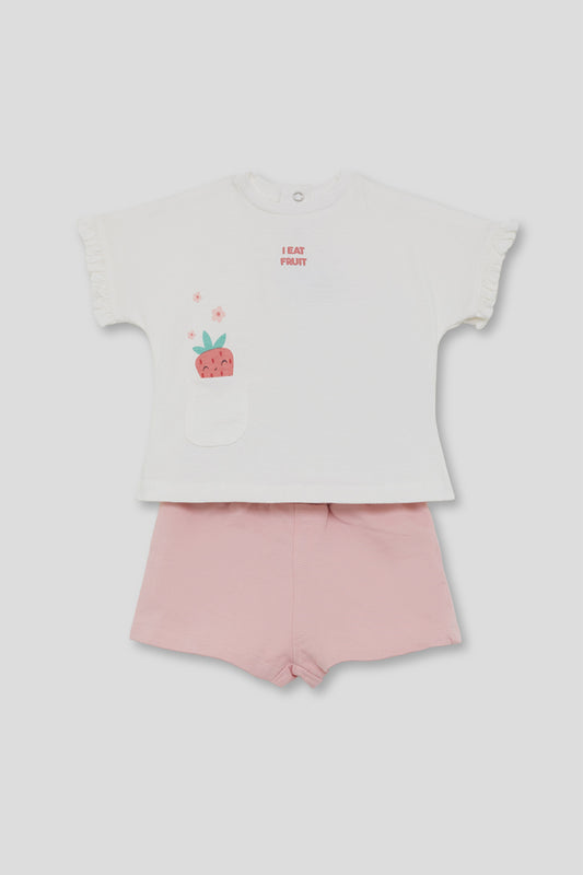 Conjunto niña I eat fruit