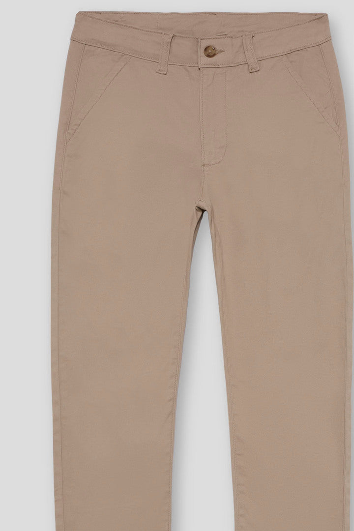 Pantalón chino niño beige